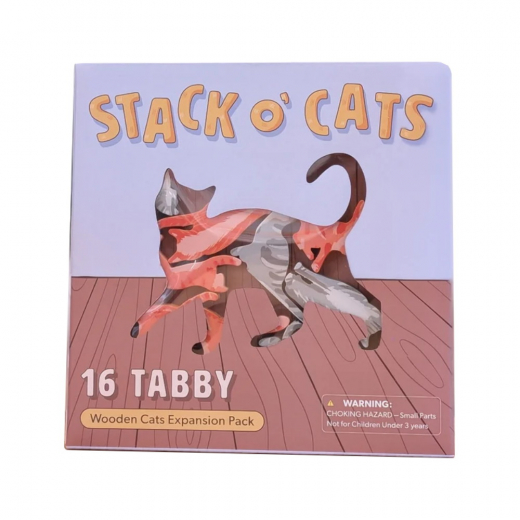 Stack O' Cats - 12 Tabby i gruppen SÄLLSKAPSSPEL hos Spelexperten (EMG83658)