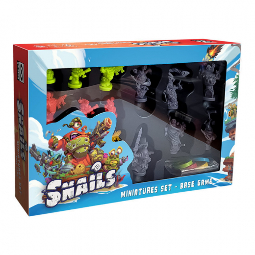 Snails: Miniatures Set - Base Game (Exp.) i gruppen SÄLLSKAPSSPEL / Expansioner hos Spelexperten (EN-SNL04)