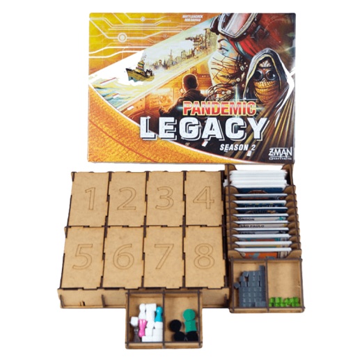 e-Raptor Insert - Pandemic Legacy s1+s2 i gruppen  hos Spelexperten (ERP2119)