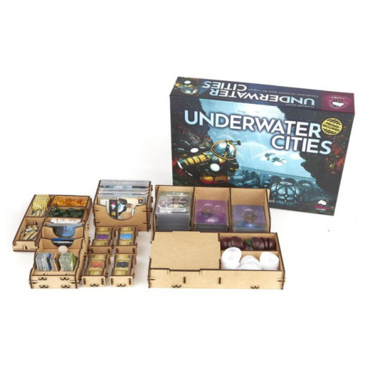 e-Raptor Insert - Underwater Cities + expansion i gruppen SÄLLSKAPSSPEL / Tillbehör / Inserts & Organizers hos Spelexperten (ERP2527)