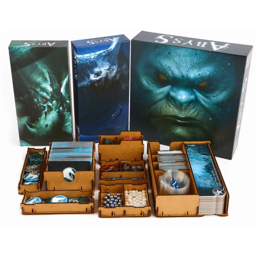 e-Raptor Insert - Abyss + Expansions i gruppen SÄLLSKAPSSPEL / Tillbehör / Inserts & Organizers hos Spelexperten (ERP3086)