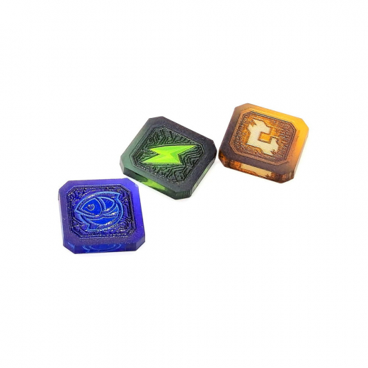 SETI: Custom Acrylic Token Set (Exp.) i gruppen SÄLLSKAPSSPEL / Tillbehör / Övriga hos Spelexperten (ERP5660)