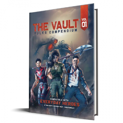Everyday Heroes RPG: The Vault - Rules Compendium Vol. 01 i gruppen SÄLLSKAPSSPEL / Rollspel / Everyday Heroes hos Spelexperten (EVL11000)