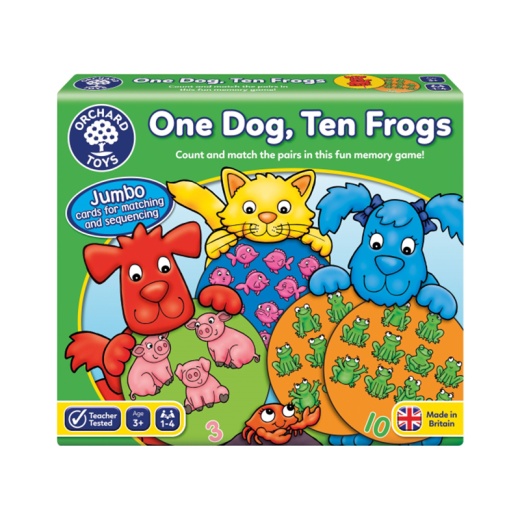 One Dog, Ten Frogs i gruppen SÄLLSKAPSSPEL / Pedagogiska spel hos Spelexperten (F-066)