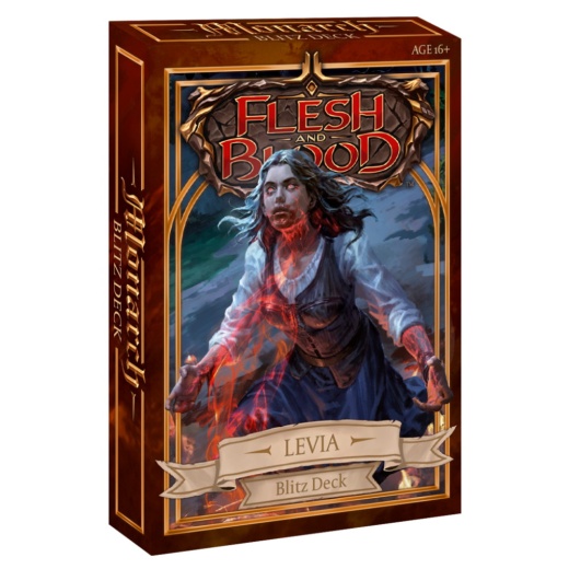 Flesh and Blood TCG: Monarch - Levia Blitz Deck i gruppen SÄLLSKAPSSPEL / Kortspel hos Spelexperten (FAB2102-LEV)