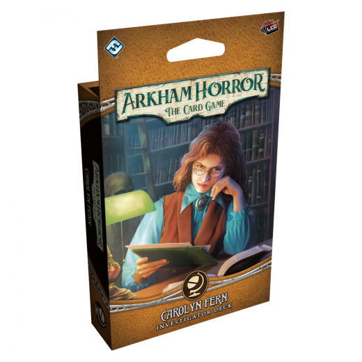 Arkham Horror: TCG Carolyn Fern Investigator Deck i gruppen SÄLLSKAPSSPEL / Spelserier / Arkham Horror the Card Game hos Spelexperten (FAHC102)