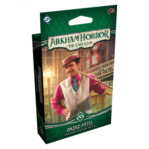 Arkham Horror: TCG André Patel Investigator Deck i gruppen SÄLLSKAPSSPEL / Spelserier / Arkham Horror the Card Game hos Spelexperten (FAHC103)
