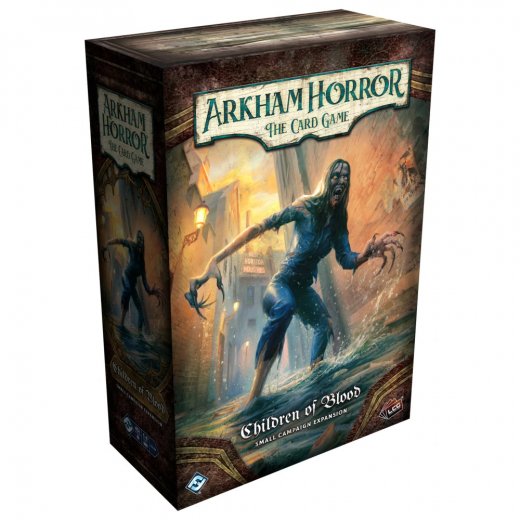 Arkham Horror: TCG Children of Blood - Small Campaign Expansion i gruppen SÄLLSKAPSSPEL / Spelserier / Arkham Horror the Card Game hos Spelexperten (FAHC106)