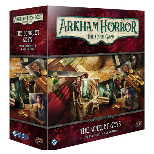 Arkham Horror: TCG - The Scarlet Keys Investigator Expansion i gruppen SÄLLSKAPSSPEL / Expansioner hos Spelexperten (FAHC69)