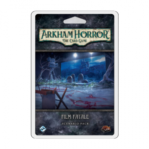 Arkham Horror: TCG Film Fatale Scenario Pack (Exp.) i gruppen SÄLLSKAPSSPEL / Spelserier / Arkham Horror the Card Game hos Spelexperten (FAHC85)