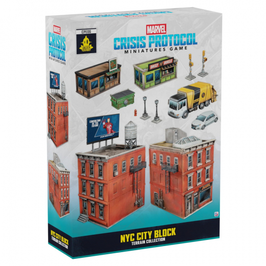 Marvel: Crisis Protocol - NYC City Block Terrain Collection (Exp.) i gruppen SÄLLSKAPSSPEL / Spelserier / Marvel Crisis Protocol hos Spelexperten (FCPE06)