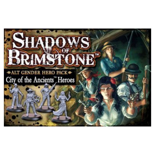 Shadows of Brimstone: City of Ancients - Alt Gender Hero Pack (Exp.) i gruppen SÄLLSKAPSSPEL / Expansioner hos Spelexperten (FFP07H01)