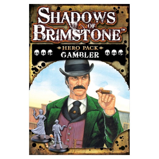 Shadows of Brimstone: Gambler Hero Pack (Exp.) i gruppen SÄLLSKAPSSPEL / Expansioner hos Spelexperten (FFP07H06)