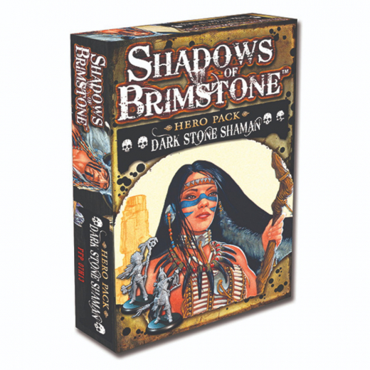 Shadows of Brimstone: Dark Stone Shaman Hero Pack (Exp.) i gruppen SÄLLSKAPSSPEL / Spelserier / Shadows of Brimstone hos Spelexperten (FFP07H13)