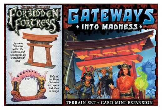 Shadows of Brimstone: Forbidden Fortress - Gateways Into Madness (Exp.) i gruppen SÄLLSKAPSSPEL / Expansioner hos Spelexperten (FFP07T02)