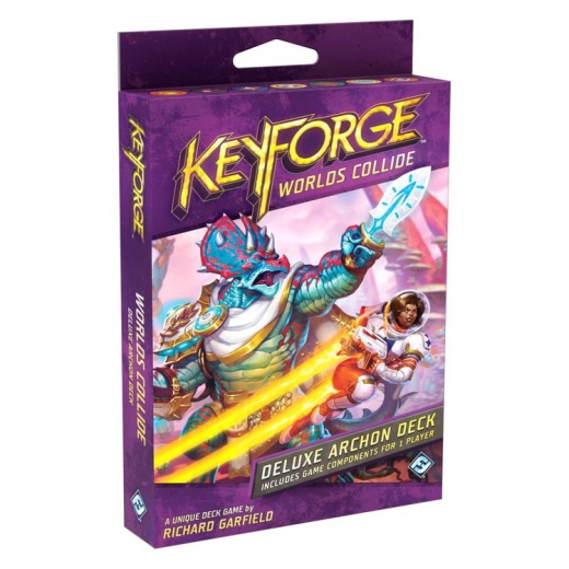 KeyForge: Worlds Collide - Deluxe Archon Deck i gruppen  hos Spelexperten (FKF06)