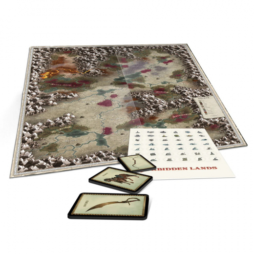 Forbidden Lands RPG: The Bloodmarch - Map & Cards i gruppen SÄLLSKAPSSPEL / Rollspel / Svärdets sång hos Spelexperten (FLFFBL018)