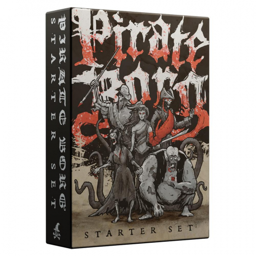 Pirate Borg RPG: Starter Set i gruppen SÄLLSKAPSSPEL / Rollspel / Mörk Borg RPG hos Spelexperten (FLFFLW22)