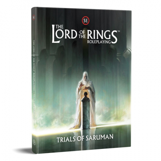 The Lord of the Rings RPG 5E: Trials of Saruman i gruppen SÄLLSKAPSSPEL / Rollspel / The Lord of the Rings RPG 5E hos Spelexperten (FLFLTR011)