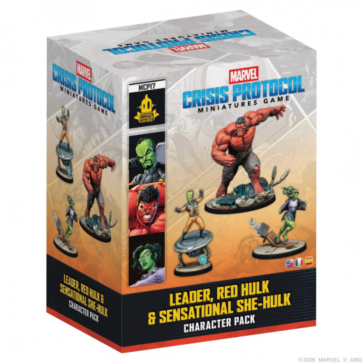 Marvel: Crisis Protocol - Leader, Red Hulk & Sensational She-Hulk (Exp.) i gruppen SÄLLSKAPSSPEL / Spelserier / Marvel Crisis Protocol hos Spelexperten (FMCP17)