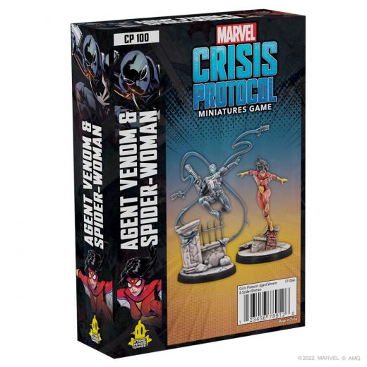 Marvel: Crisis Protocol - Agent Venom and Spider-Woman (Exp.) i gruppen SÄLLSKAPSSPEL / Expansioner hos Spelexperten (FMSG100)