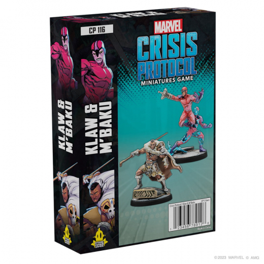 Marvel: Crisis Protocol - Klaw and M'Baku (Exp.) i gruppen SÄLLSKAPSSPEL / Expansioner hos Spelexperten (FMSG116)