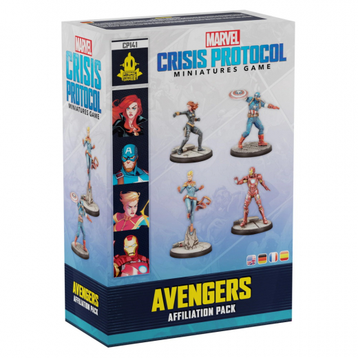 Marvel: Crisis Protocol - Avengers Affiliation Pack (Exp.) i gruppen SÄLLSKAPSSPEL / Expansioner hos Spelexperten (FMSG141)