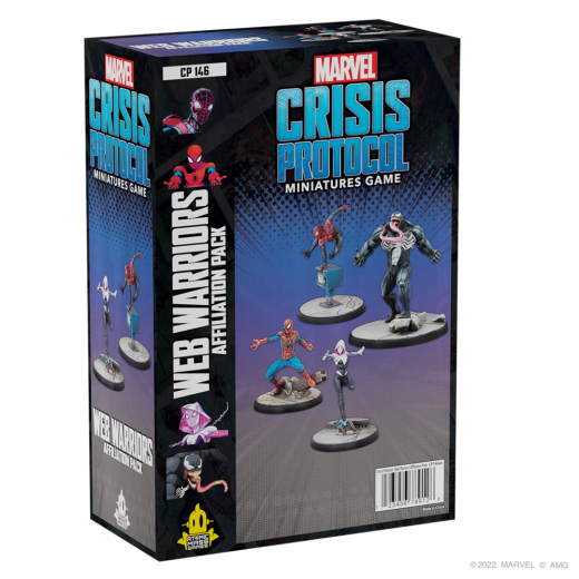 Marvel: Crisis Protocol - Web Warriors Affiliation Pack (Exp.) i gruppen SÄLLSKAPSSPEL / Expansioner hos Spelexperten (FMSG146)