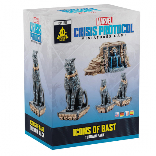 Marvel: Crisis Protocol - Icons of Bast Terrain Pack (Exp.) i gruppen SÄLLSKAPSSPEL / Expansioner hos Spelexperten (FMSG180)