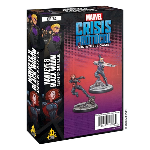 Marvel: Crisis Protocol - Hawkeye and Black Widow (Exp.) i gruppen SÄLLSKAPSSPEL / Expansioner hos Spelexperten (FMSG24)