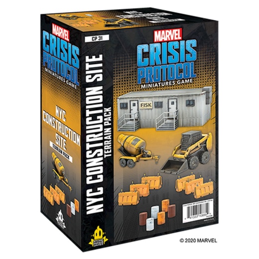 Marvel: Crisis Protocol - NYC Construction Site Terrain (Exp.) i gruppen SÄLLSKAPSSPEL / Expansioner hos Spelexperten (FMSG31)