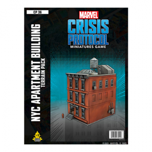 Marvel: Crisis Protocol - NYC Apartment Building Terrain Pack (Exp.) i gruppen SÄLLSKAPSSPEL / Spelserier / Marvel Crisis Protocol hos Spelexperten (FMSG36)