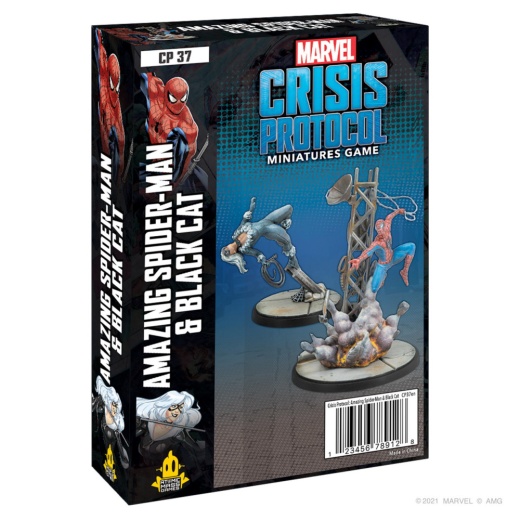 Marvel: Crisis Protocol - Amazing Spider-Man and Black Cat (Exp.) i gruppen SÄLLSKAPSSPEL / Expansioner hos Spelexperten (FMSG37)