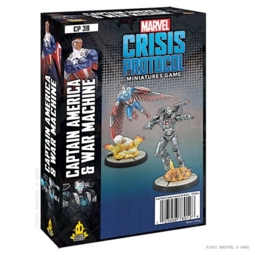 Marvel: Crisis Protocol - Captain America and War Machine (Exp.) i gruppen SÄLLSKAPSSPEL / Expansioner hos Spelexperten (FMSG38)