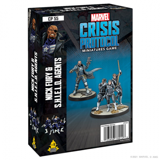 Marvel: Crisis Protocol - Nick Fury and S.H.I.E.L.D. Agents (Exp.) i gruppen SÄLLSKAPSSPEL / Expansioner hos Spelexperten (FMSG55)