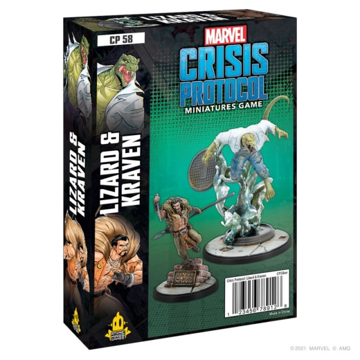 Marvel: Crisis Protocol - Lizard and Kraven (Exp.) i gruppen SÄLLSKAPSSPEL / Expansioner hos Spelexperten (FMSG58)