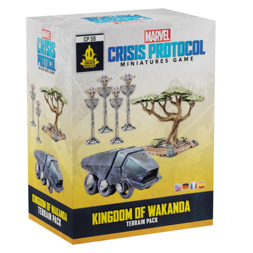 Marvel: Crisis Protocol - Kingdom of Wakanda Terrain Pack (Exp.) i gruppen SÄLLSKAPSSPEL / Expansioner hos Spelexperten (FMSG59)