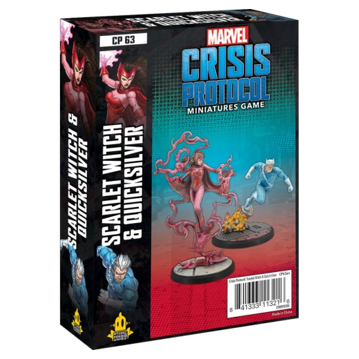 Marvel: Crisis Protocol - Scarlet Witch and Quicksilver (Exp.) i gruppen SÄLLSKAPSSPEL / Expansioner hos Spelexperten (FMSG63)