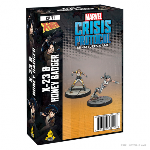 Marvel: Crisis Protocol - X-23 and Honey Badger (Exp.) i gruppen SÄLLSKAPSSPEL / Expansioner hos Spelexperten (FMSG71)