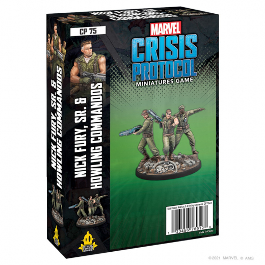 Marvel: Crisis Protocol - Nick Fury, Sr. and the Howling Commandos (Exp.) i gruppen SÄLLSKAPSSPEL / Expansioner hos Spelexperten (FMSG75)