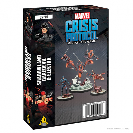 Marvel: Crisis Protocol - Shadowland Daredevil and Elektra (Exp.) i gruppen SÄLLSKAPSSPEL hos Spelexperten (FMSG79)