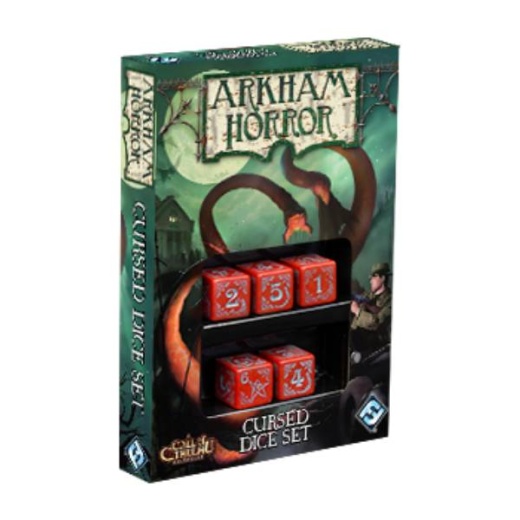 Arkham Horror Cursed Dice Set (Exp.) i gruppen SÄLLSKAPSSPEL / Tillbehör / Tärningar & tillbehör hos Spelexperten (FQW04)