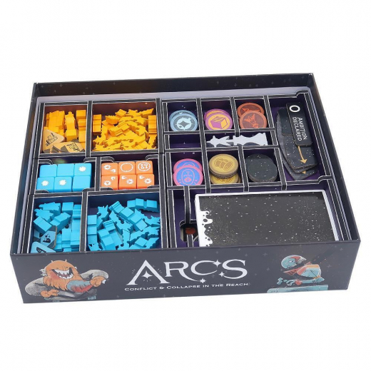 Folded Space Insert - Arcs + Expansions i gruppen SÄLLSKAPSSPEL / Tillbehör / Inserts & Organizers hos Spelexperten (FS-ARCS)
