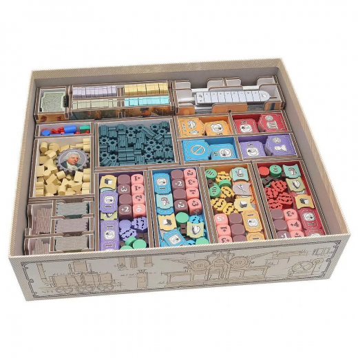 Folded Space Colour Insert - Arkwright: Anniversary Edition i gruppen SÄLLSKAPSSPEL / Tillbehör / Inserts & Organizers hos Spelexperten (FS-ARKWRT)