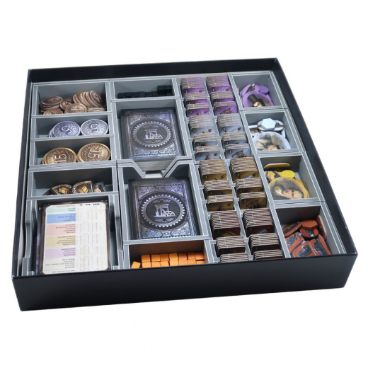 Folded Space Insert - Brass i gruppen SÄLLSKAPSSPEL / Tillbehör / Inserts & Organizers hos Spelexperten (FS-BRASS)