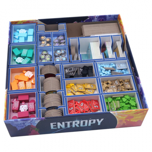 Folded Space Colour Insert - Entropy i gruppen SÄLLSKAPSSPEL / Tillbehör / Inserts & Organizers hos Spelexperten (FS-ENTROPY)