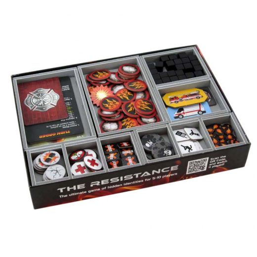 Folded Space Insert - Flash Point: Fire Rescue + Expansions i gruppen SÄLLSKAPSSPEL / Tillbehör / Inserts & Organizers hos Spelexperten (FS-FPO)