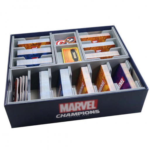 Folded Space Insert - Marvel Champions: The Card Game i gruppen SÄLLSKAPSSPEL / Tillbehör / Inserts & Organizers hos Spelexperten (FS-MARCH)
