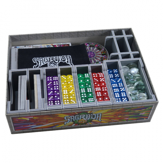 Folded Space Insert - Sagrada + Expansions i gruppen SÄLLSKAPSSPEL / Tillbehör / Inserts & Organizers hos Spelexperten (FS-SGRDA)