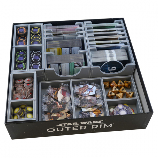 Folded Space Insert - Star Wars: Outer Rim + Expansions i gruppen SÄLLSKAPSSPEL / Tillbehör / Inserts & Organizers hos Spelexperten (FS-SWORIM)